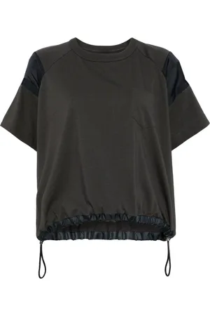 SACAI T-Shirt mit Kordelzug