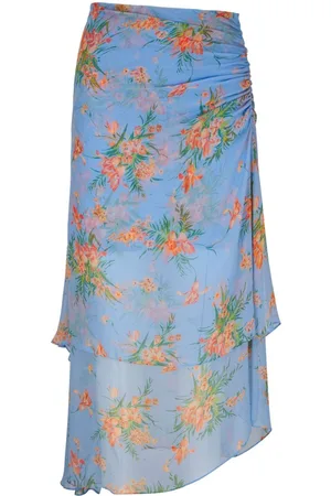 VERONICA BEARD Sira Midirock mit flroalem Print