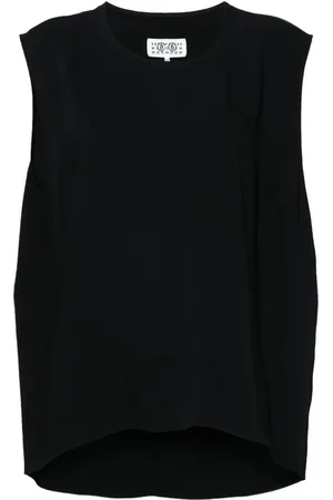 Maison Margiela Top mit Ziernähten