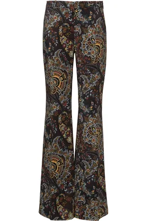 Etro Schlaghose mit Paisley-Print