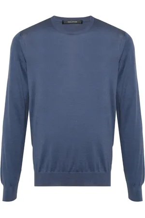 TAGLIATORE Gray Pullover mit rundem Ausschnitt