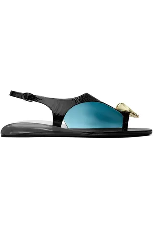 Tory Burch Patos Sandalen mit Steinverzierung