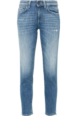 Dondup Schmale Cropped-Jeans