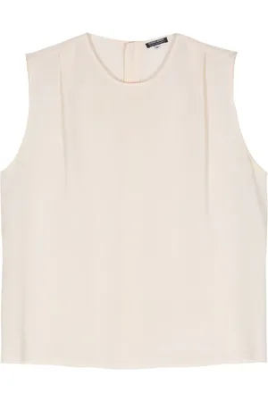 Giorgio Armani 1990s Georgette Seiden-Tanktop