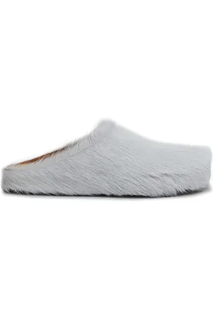 Marni Fußbett Sabot Slipper mit runder Kappe