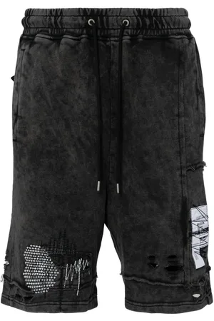 Musium Div. Joggingshorts im Distressed-Look