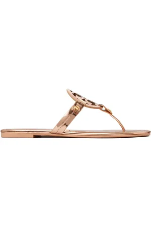 Tory Burch Miller Sandalen im Metallic-Look