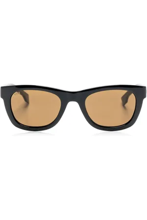 HUGO BOSS Eckige Sonnenbrille mit Logo-Prägung