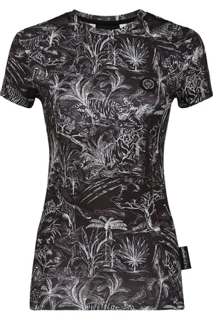 Philipp Plein Kompressions-T-Shirt mit grafischem Print