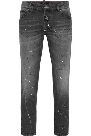 Philipp Plein Halbhohe Skinny-Jeans