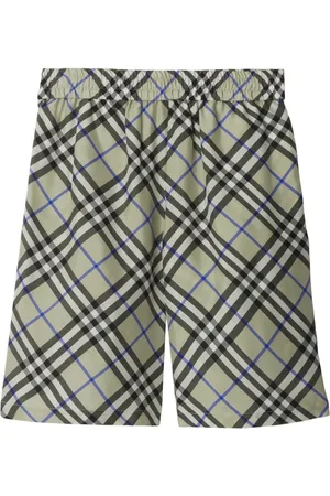 Burberry Seidenshorts mit Nova-Check