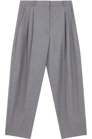 Stella McCartney Cropped-Hose mit Falten