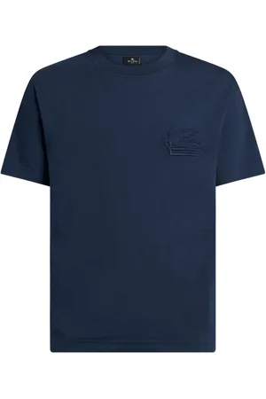 Etro T-Shirt mit Pegaso-Stickerei