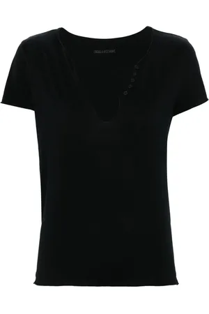 Zadig & Voltaire Langarmshirt mit Henley-Kragen