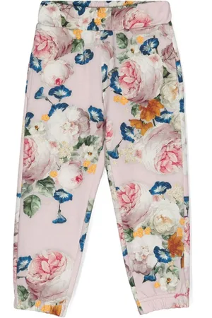 MONNALISA Jogginghose mit Blumen-Print