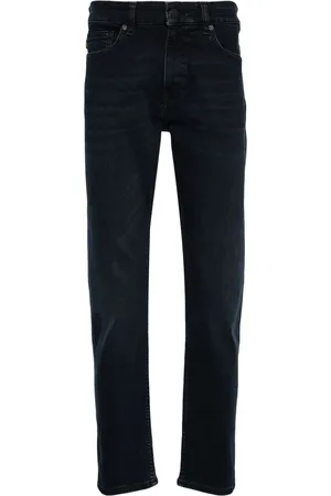 HUGO BOSS Halbhohe Tapered-Jeans