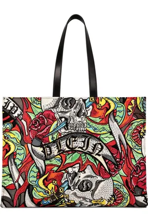 Philipp Plein Tasche mit Tattoo-Print
