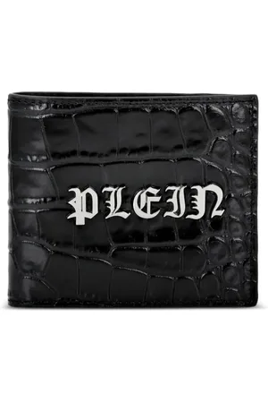 Philipp Plein Gothic Plein Portemonnaie mit Kroko-Prägung