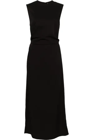 Totême Midikleid mit Bindegürtel