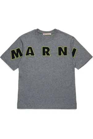 Marni T-Shirt mit Logo-Stickerei
