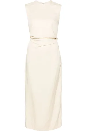 Totême Midikleid mit Bindegürtel