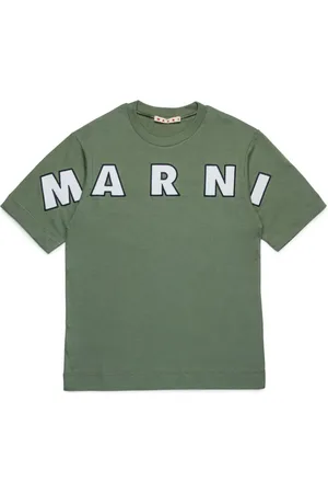 Marni T-Shirt mit Logo-Stickerei
