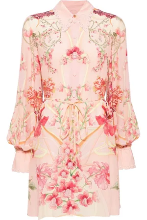 Camilla Hemdkleid mit Blumen-Print