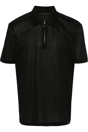 LOW BRAND Poloshirt aus Pikee mit Reißverschluss