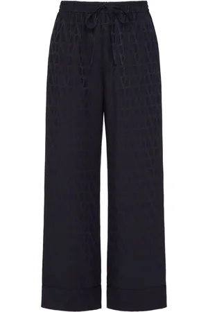 VALENTINO GARAVANI Optical V Hose aus Seide