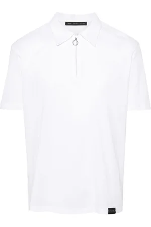 LOW BRAND Poloshirt aus Pikee mit Reißverschluss