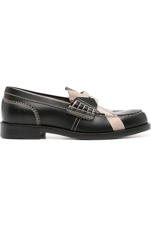 College Loafer mit Kreuz-Print