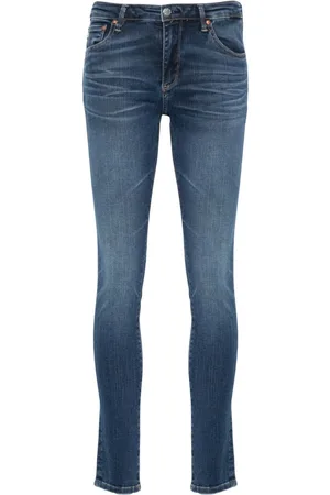 AG Jeans Tief sitzende Skinny-Jeans