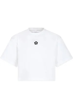 Stella McCartney T-Shirt aus Bio-Baumwolle mit Logo-Print