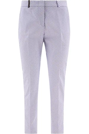 PESERICO SIGN Klassische Cropped-Zigarettenhose