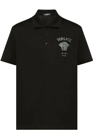 VERSACE Poloshirt mit Medusa-Stickerei