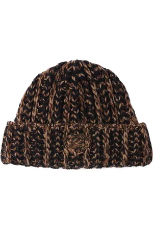 Prada Gerippte Beanie mit Triangel-Logo