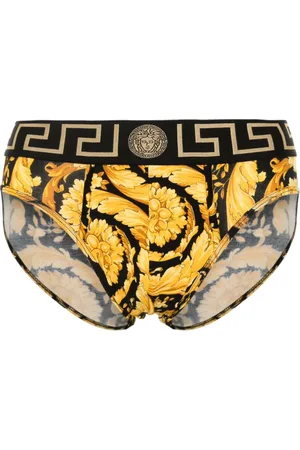 VERSACE Slip mit Greca-Bund
