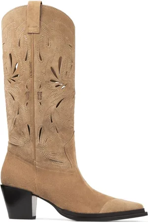 Jimmy Choo Stiefeletten aus Wildleder 60mm