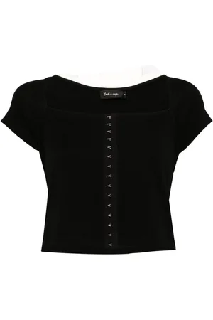 tout a coup Cropped-Top mit eckigem Ausschnitt