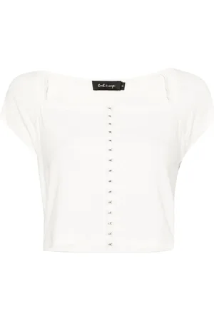 tout a coup Cropped-Top mit eckigem Ausschnitt