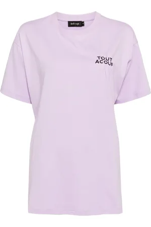 tout a coup T-Shirt mit Logo-Stickerei