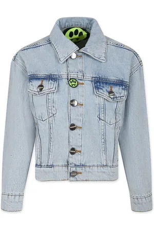 BARROW Jeansjacke mit Logo-Print