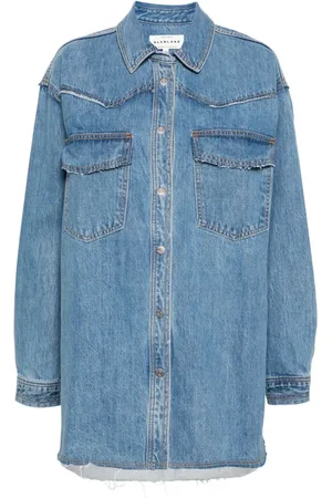 SLVRLAKE Jeanshemd im Western-Look