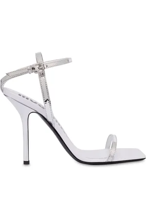 Moschino Sandalen im Metallic-Look