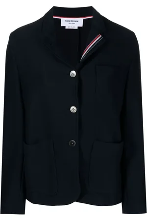 Thom Browne Jersey-Blazer mit RWB-Streifen