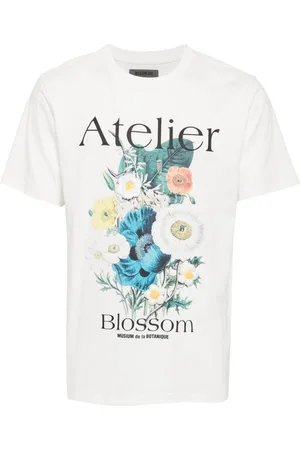 Musium Div. T-Shirt mit Blumen-Print