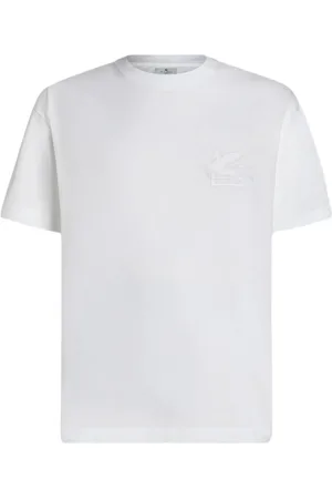 Etro T-Shirt mit Logo-Stickerei