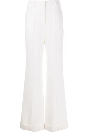ADAM LIPPES Weite Hose mit Umschlag