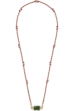 Marie Lichtenberg 18kt Gelbgoldhalskette mit Diamanten