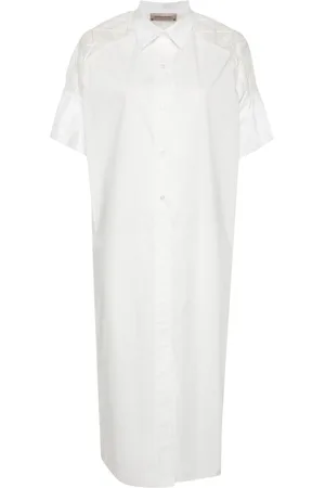 GENTRYPORTOFINO Maxikleid mit Sheer-Einsatz